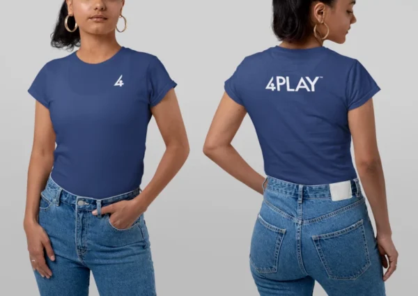 4PLAY™ Ladies SoftStyle® CVC T-Shirt - Image 2
